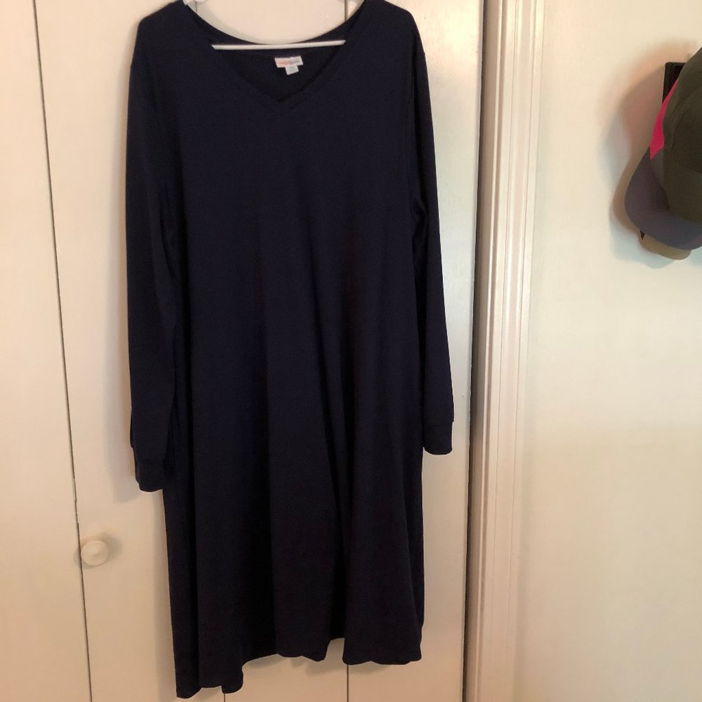 LuLaRoe Emily Dress Navy